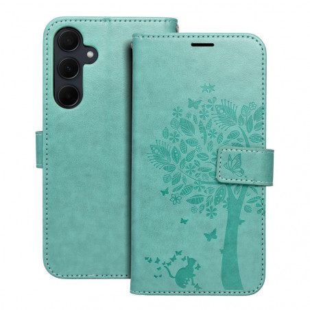 Samsung Galaxy A35 Portefeuilles MEZZO Book Arbre Vert