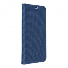 Samsung Galaxy A25 5G Portefeuilles LUNA Book Carbon Fibre de carbone, Élégant  Bleu