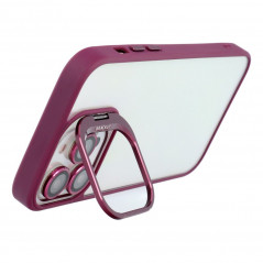 Apple iPhone 15 Plus Coque Bracket Pourpre foncé