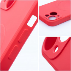 Samsung Galaxy S24 Coque Silicone Mag Cover MagSAFE  Rouge