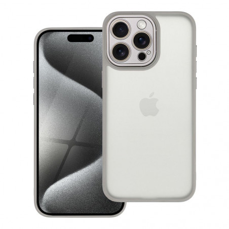 Apple iPhone 15 Pro Max Coque VARIETE Élégant Acier