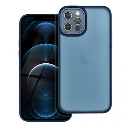 Apple iPhone 12 Pro Coque VARIETE Élégant Bleu marine
