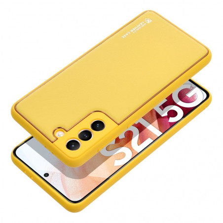 Samsung Galaxy A25 5G Coque Leather Jaune