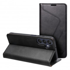 Samsung Galaxy A25 5G Portefeuilles Forcell F-PROTECT RFID Blocker Book Élégant  Noir