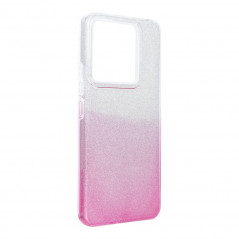 XIAOMI Redmi Note 13 Pro 5G Coque Shining Transparent et rose