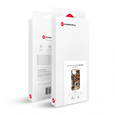 Apple iPhone 15 Coque Forcell F-Pprotect Mirage MagSAFE  Buisson fleuri