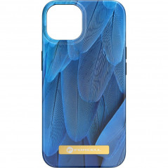 Apple iPhone 15 Pro Max Coque Forcell F-Pprotect Mirage MagSAFE  Oiseau bleu