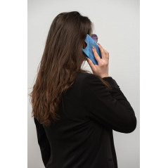 Apple iPhone 15 Pro Max Coque Forcell F-Pprotect Mirage MagSAFE  Oiseau bleu