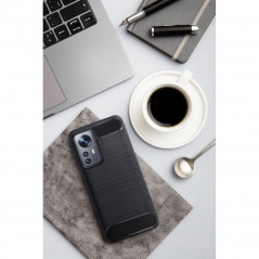 Motorola Moto G34 Coque Carbon Élégant  Noir