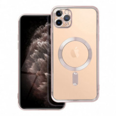Apple iPhone 11 Pro Max Coque Electro Mag MagSAFE  Or rose