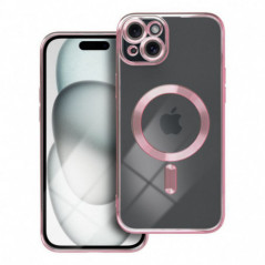Apple iPhone 15 Plus Coque Electro Mag MagSAFE  Or rose