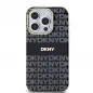 Apple iPhone 14 Pro Max Coque DKNY Repeat Texture Pattern Stripe MagSAFE  Noir