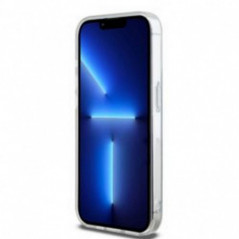 Apple iPhone 14 Pro Max Coque DKNY Repeat Texture Pattern Stripe MagSAFE  Noir