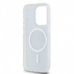 Apple iPhone 14 Pro Max Coque DKNY Repeat Texture Pattern Stripe MagSAFE  Noir