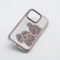 Apple iPhone 12 Coque Teddy bear Rose