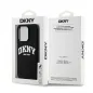 Apple iPhone 15 Plus Coque DKNY Silicone White Arch Logo MagSAFE  Noir
