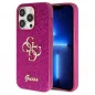 Apple iPhone 15 Pro Coque Guess Fixed Glitter Big 4G Violet (Purple)