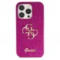 Apple iPhone 15 Pro Coque Guess Fixed Glitter Big 4G Violet (Purple)