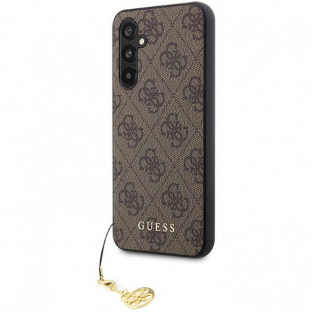 Samsung Galaxy S23 FE Coque Guess 4G Charm Brun