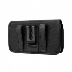 Samsung Galaxy A41 Etui universel, Étuis horizontaux Horizontal Belt Holster OXFORD Noir