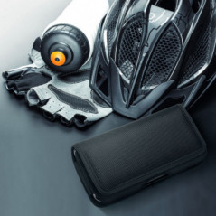 Samsung Galaxy A41 Etui universel, Étuis horizontaux Horizontal Belt Holster OXFORD Noir