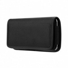 Apple iPhone 12 mini Etui universel, Étuis horizontaux Horizontal Belt Holster OXFORD Noir
