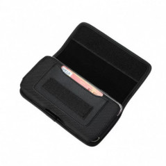 Apple iPhone 13 mini Etui universel, Étuis verticaux Vertical Belt Holster OXFORD Noir