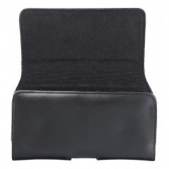 Samsung Galaxy S20 Ultra Etui universel, Étuis horizontaux, Étui de ceinture ROYAL Crazy Horse Noir 