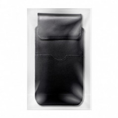 XIAOMI Redmi Note 10 Etui universel, Étui de ceinture ROYAL - Leather universal flap pocket Noir