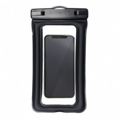 Étui de téléphone imperméable Airbag avec fermeture – noir