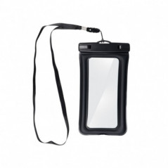 Étui de téléphone imperméable Airbag avec fermeture – noir
