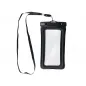 Étui de téléphone imperméable Airbag avec fermeture – noir