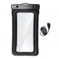 Étui de téléphone imperméable Airbag avec fermeture – noir