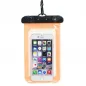 Sac étanche pour téléphone avec fermeture en plastique – orange