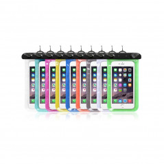 Sac étanche pour téléphone avec fermeture en plastique – orange