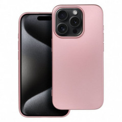 Apple iPhone 15 Pro Coque Metallic Rose