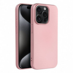 Apple iPhone 15 Pro Coque Metallic Rose