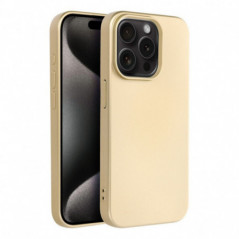 Apple iPhone 15 Pro Coque Metallic Or