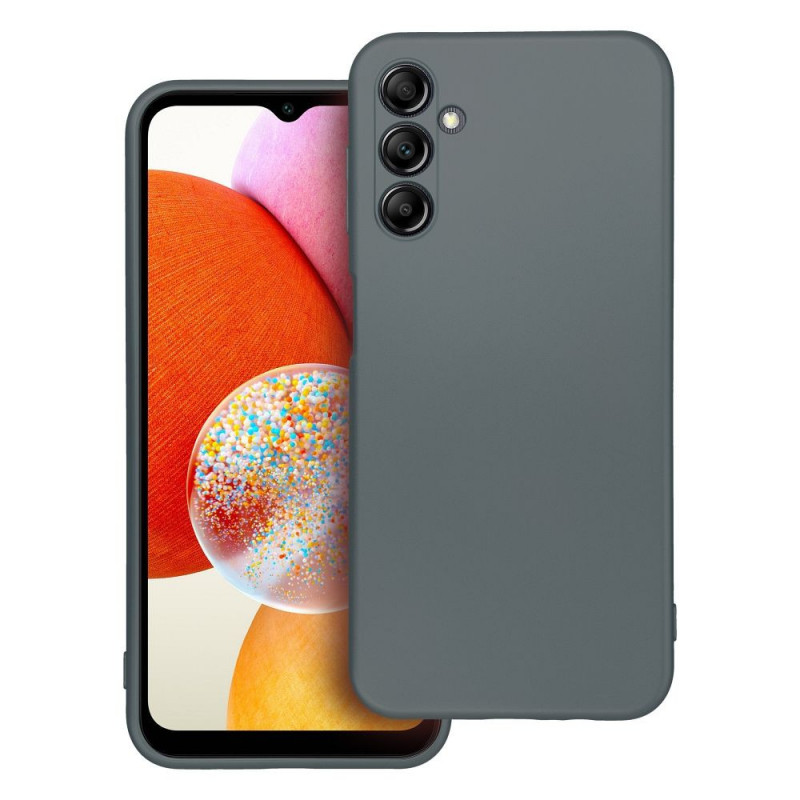 Samsung Galaxy A14 LTE Coque Metallic Gris