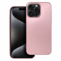 Apple iPhone 15 Pro Max Coque Metallic Rose