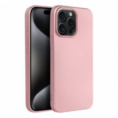 Apple iPhone 15 Pro Max Coque Metallic Rose