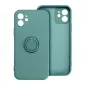 Apple iPhone 16 Coque Silicone ring Vert