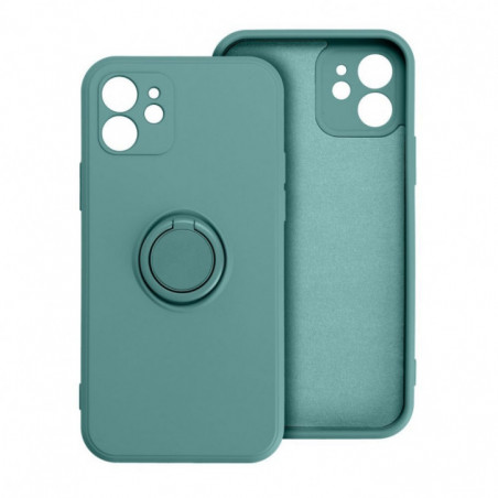 Apple iPhone 16 Pro Coque Silicone ring Vert