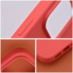 Apple iPhone 16 Coque Silicone Élégant  Pêche