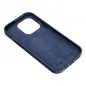 Apple iPhone 16 Plus Coque Leather Mag Cover Élégant  MagSAFE  Bleu indigo