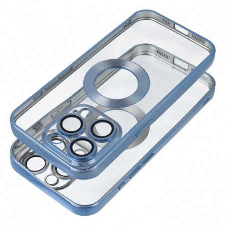 Apple iPhone 12 Coque Glam Bleu
