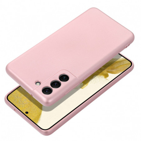 Samsung Galaxy A55 Coque Metallic Rose