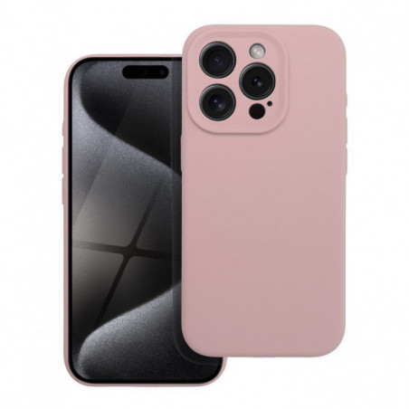 Apple iPhone 16 Pro Coque Silicone 2mm Rose sable