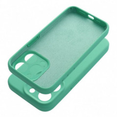 Apple iPhone 16 Pro Coque Silicone 2mm Couleur menthe