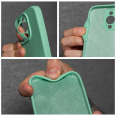 Apple iPhone 16 Pro Max Coque Silicone 2mm Couleur menthe